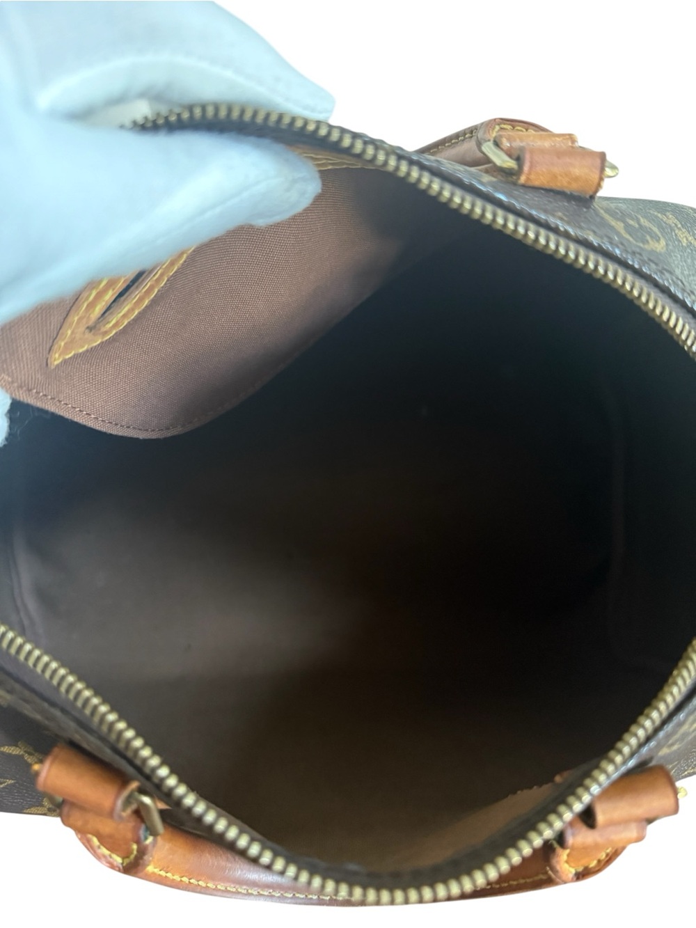 Authenticated Louis Vuitton Speedy 30 Vintage Monogram Bag! EUC! COA! - Picture 11 of 16